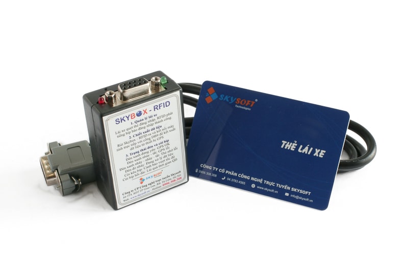 Thẻ lái xe và RFID được kết hợp cùng thiết bị giám sát hành trình giúp quản lý lái xe