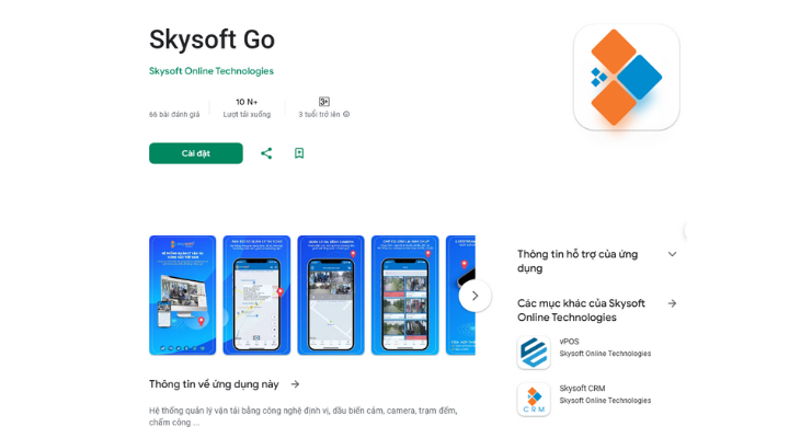 Phần mềm giám sát hành trình Skysoft Go được nhiều doanh nghiệp lựa chọn 