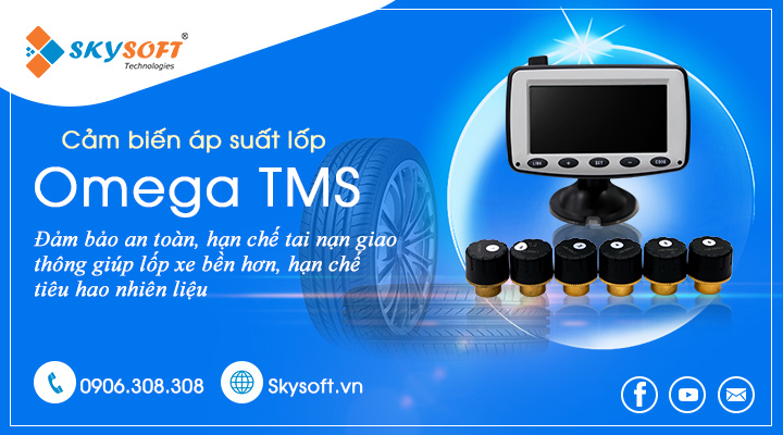 Sử dụng cảm biến áp suất lốp Skysoft giúp lốp xe bền hơn, hạn chế tiêu hao nhiên liệu.
