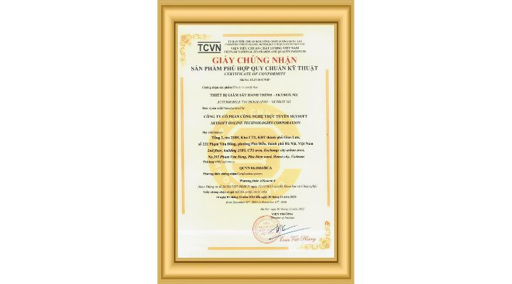 SKYBOX M2 đáp ứng QCVN 06:2024/BCA